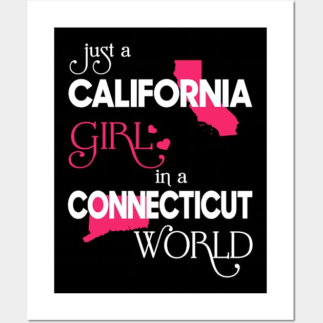 Just California Girl In Connecticut World Wall Art by FaustoSiciliancl